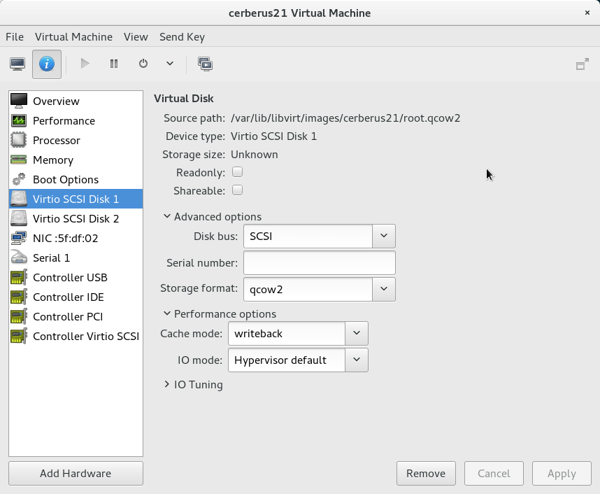 &ldquo;Disk Bus assignment&rdquo;